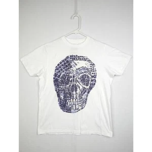 Camiseta Y2k Zoo York Para Hombre Mediana Púrpura Calavera Graffiti Logo Gráfico Monopatín - Imagen 1 de 4