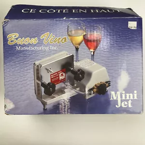 Buon Vino Mini Jet Wine Beer Filter Pump Winemaking w/ Hose Clips CLEAN TESTED - Picture 1 of 17