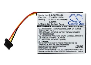 Batterie 790mAh 338937010176 Pour Pioneer AVIC-F AVIC-U F220 F310BT F320BT - Zdjęcie 1 z 6