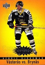 1997-98 Swedish Collectors Choice Crash the Game Silver #29 Henric Rjorkman