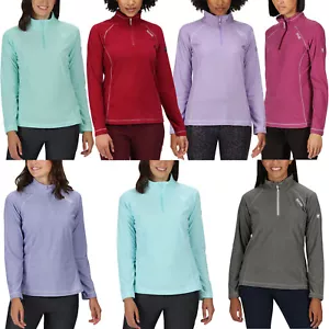 Regatta Womens Montes Lightweight 1/2 Zip Outdoor Fleece Pullover - Picture 1 of 11