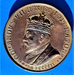 Medalla Reino Unido 1902 Coronación de Eduardo VII Ø 47,0mm 65,00 gr - Imagen 1 de 6