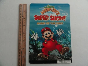 TARJETA PATROCINADORA SUPER MARIO BROS. SHOW MARIO OF THE DEEP BLOCKBUSTER 5"X8" SIN PELÍCULA - Imagen 1 de 3