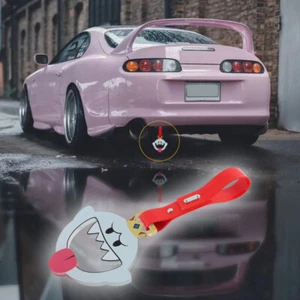 Anime KINGBOO JDM Ring Tsurikawa Subway Train Bus Car Handle Strap -Red PVC X1 - Picture 1 of 6