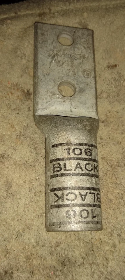 THOMAS & BETTS, T&B, 750 COMPRESSION LUG 2 HOLE 1325/24 NOS - Image 1 of 1