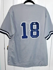 DON LARSEN SIGNED JERSEY–INSCRIBED WSPG 10 - 8 - 56 / BECKETT COA - Picture 1 of 5