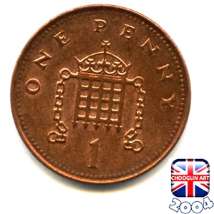 A BRITISH 2004 ELIZABETH II ONE PENNY 1p coin, 21 Years Old! - Picture 1 of 2
