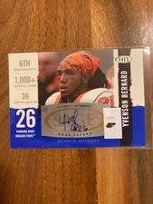 A49,433 - 2008 SAGE HIT Autographs #A26 Yvenson Bernard