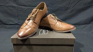 Florsheim Men's Leather Shoes Montinaro CP Saddle Tan Cognac US Size 9 1/2 - Picture 1 of 10
