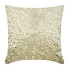 Decorative Couch Cushion Case Ivory 16