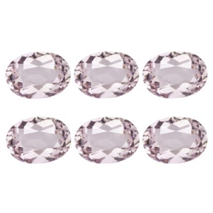 1.56Ct Oval 5.27 x 3.74 x 2.13 MM Light Pink Morganite - Picture 1 of 5