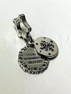 Harry Potter Gryffindor Pandora Charm "Courage Bravery Determination" Christmas - Picture 1 of 3