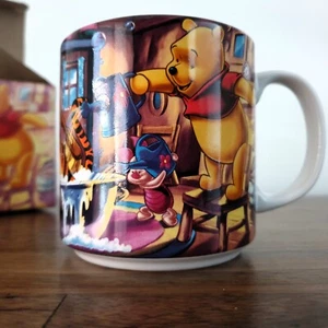Rare Disney Classics 2002 Winnie the Pooh & Tigger Bath Tub Mug New in Box - Picture 1 of 6