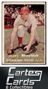 Marv Blaylock 1957 Topps #224  Philadelphia Phillies