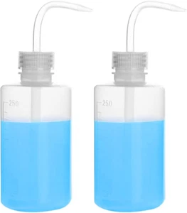 KANOSON Spritzflasche 250 Ml, 2 Stück Laborflasche Mit Schmalem Mund, Waschflasc - Bild 1 von 12