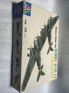 Vintage 1/72 Italaerei HEINKEL HE 111 Z-1 Zwilling WW2 Glider Tug NEW IN BOX - Picture 1 of 7