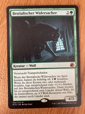 Bestialischer Wiedersacher / Primal Adversary , deutsch (Near Mint, Mythic) - Bild 1 von 3