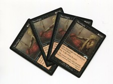 MTG 4X Necrologia Exodus Uncommon NM