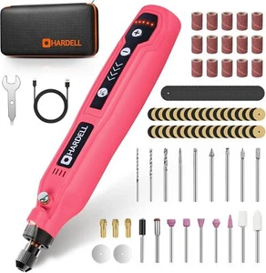 Mini Cordless Rotary Tool, 5-Speed 3.7V Rechargeable Kit with 69 Accessories, US - Picture 1 of 7