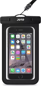 JOTO Universal Waterproof Phone Pouch Cellphone Dry Bag Case for iPhone Black  - Picture 1 of 6
