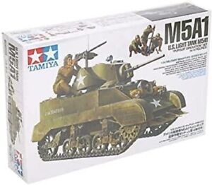 TAMIYA - US Light Tank M5A1 with 4 Figures 1/35 Scale
