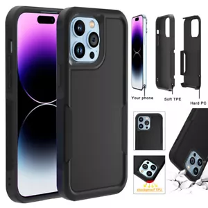 Funda delgada para teléfono a prueba de golpes a prueba de golpes con armadura de alta resistencia para Apple iPhone 14 Pro Max - Imagen 1 de 19