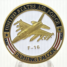 * US Air Force F-16 Fighting Falcon Challenge Coin New In An Airtight Capsule