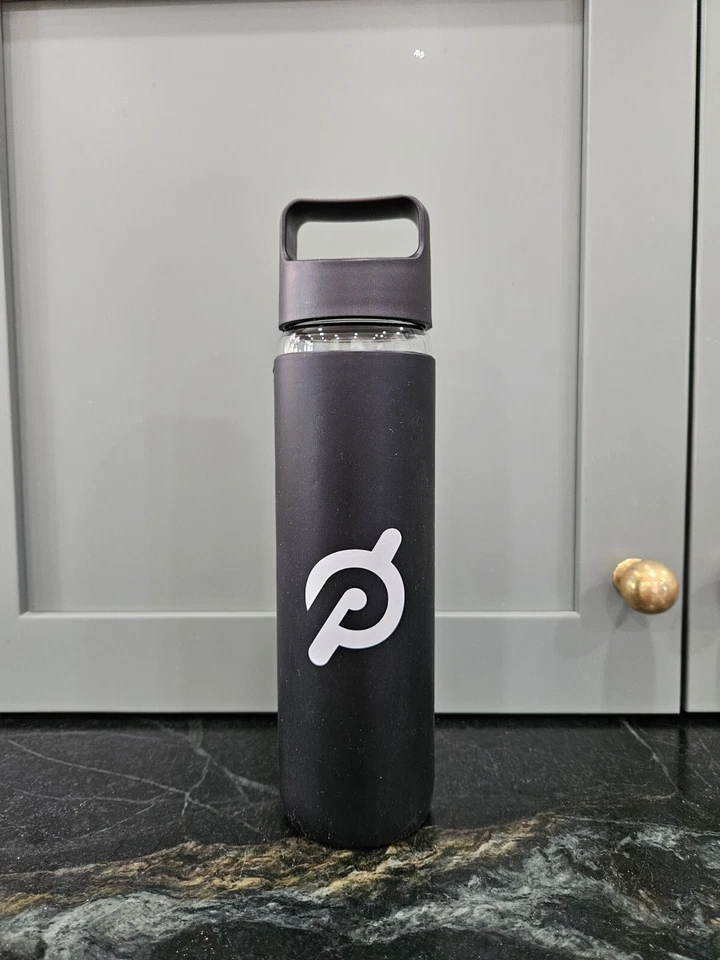 Peloton Glass Water Bottle w/ Silicone Non-Slip Grip 16 oz  - Image 1 of 4
