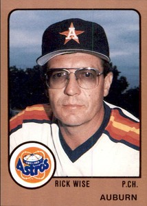 1988 Auburn Astros ProCards #1963 Rick Wise Pitching Coach - NM Baseball Card
