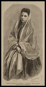 LA SPEZIA:DONNA_COSTUME BORGHESE_In Passepartout.1869. - Bild 1 von 1
