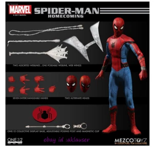 Mezco Toyz 1/12 Marvel Spider-Man Homecoming Actionfigur Spielzeug Modell auf Lager - Bild 1 von 9