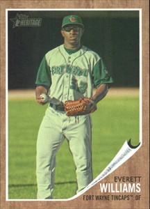 2011 Topps Heritage Minors Green Tint #149 Everett Williams/620