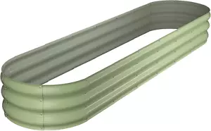 Raised Garden Bed Kit, 8X2X1 Ft Galvanized Metal Planter Box for Gardening - Picture 1 of 12