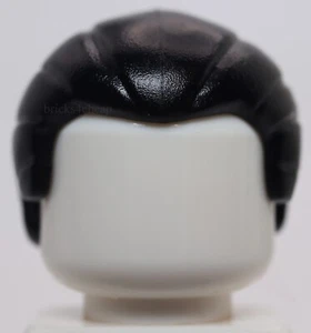 Lego Black Minifig Hair Straight Cut and Short Ponytail - Picture 1 of 2