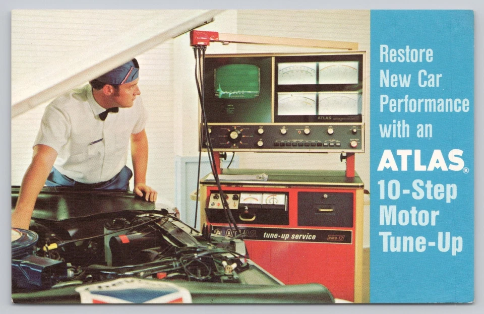 Albuquerque New Mexico, Winrock Chevron Auto Service Advertising, VTG Postcard - Image 1 of 2