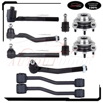 Buje de cojinete de rueda delantera para Jeep Grand Cherokee 99-04 extremo de barra de amarre de dirección Foto 1 de 4