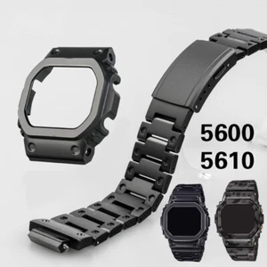 For Casio G-SHOCK DW5600 GWM5610 Kit Bezel Watch Bnad Strap Metal Case Cover - Picture 1 of 46
