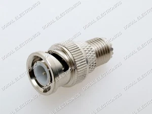 2 STCK. BNC Stecker auf Mini UHF Buchse Adapter Konverter Stecker US Selle - Bild 1 von 1