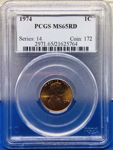 1974 Lincoln Memorial Cent - **PCGS MS65RD** - PCGS MEMORIAL CENT CERTIFIED - Picture 1 of 6