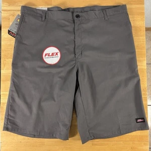 NEW DICKIES Gray Shorts Mens Size 44 Flex 13" Relaxed Fit Essential Work - Picture 1 of 3