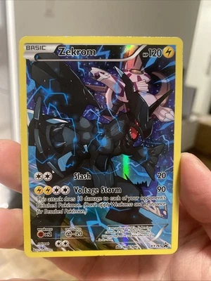 Zekrom XY76 Black Star Promo - Full Art - Pokemon Card XY 2015 LP - Image 1 of 2