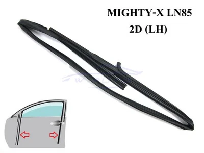 FRONT LEFT DOOR GLASS RUN CHANNEL FELT SEAL FOR TOYOTA HILUX LN85 2DR 1988-97 - Image 1 of 4