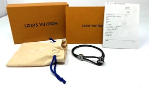 Louis Vuitton Leather Bracelet Model M8111 - Picture 1 of 6