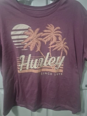 Camiseta Hurley Mujer 2X 100% Algodón, Usada Foto 1 de 4