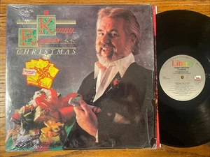 Kenny Rogers Christmas LP Liberty Holiday + Shrink & Inner M-!!!! - Picture 1 of 4