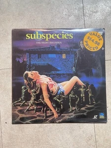 SUBSPECIES LD 1991 VINTAGE HORROR LASRDISC FACTORY SEALED NEU FULL MOON ENT. - Bild 1 von 13