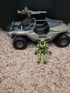 World Of Halo UNSC Warthog Vehicle + Master Chief Action Figure Jazwares - Picture 1 of 7