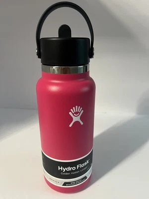 Botella de agua Hydro Flask 32 oz boca ancha flexible pajita Zinnia Foto 1 de 4