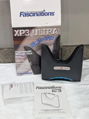 Reloj Calendario Mensaje Flotante Programable Fascinations XP3 Vintage con Caja Usado en Excelente Condición Foto 1 de 4