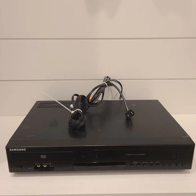 Samsung DVD-V9800 Negro DVD VCR Combo Reproductor 4 Cabezales Hi-Fi Estéreo SIN Control Remoto LEER Foto 1 de 4